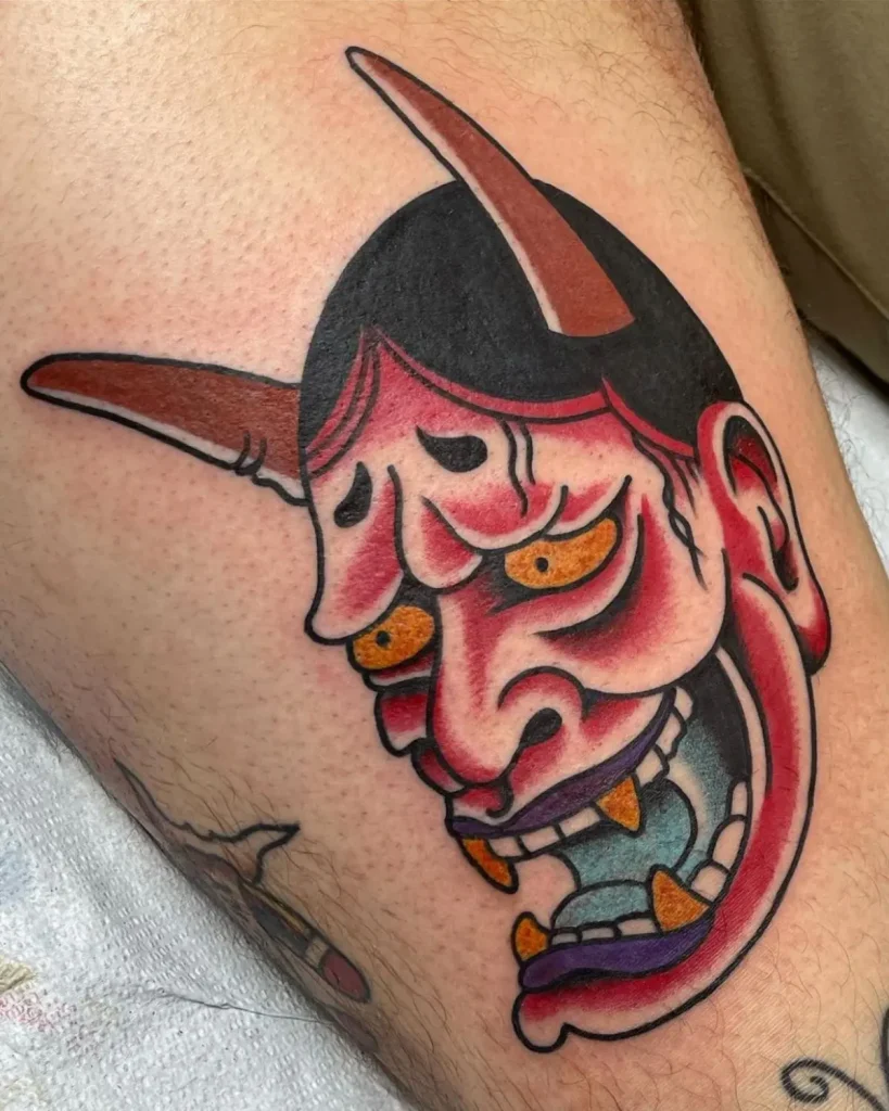 American traditional grim reaper tattoo done at Good Company Tattoo in San Diego